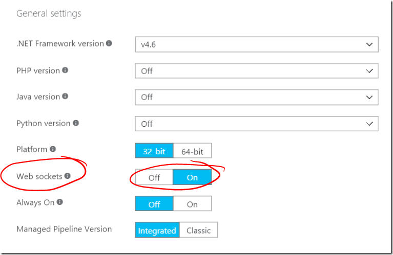 azure websockets